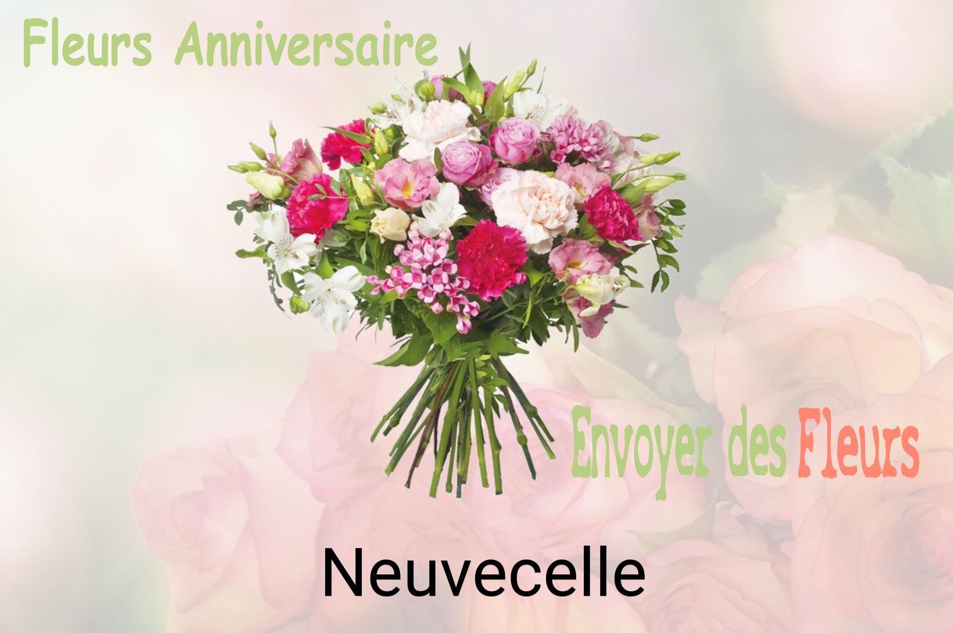 Bouquet de fleurs d’anniversaire livré à Neuvecelle