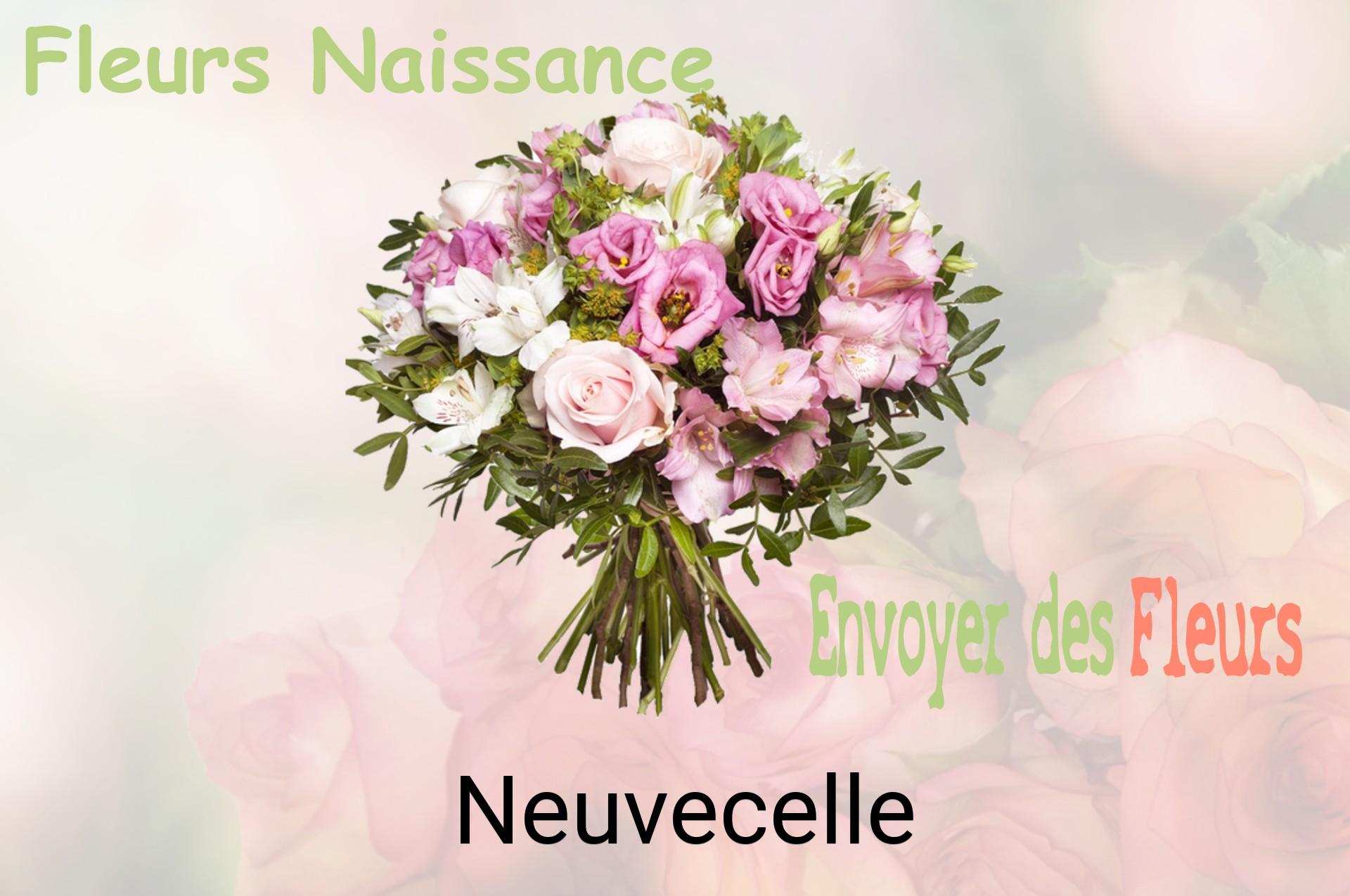Bouquet de fleurs de naissance livré à Neuvecelle